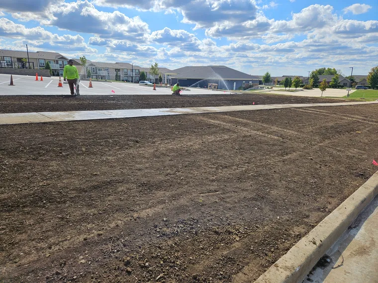 Professional irrigation installation